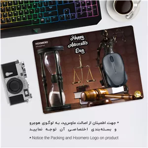 ماوس پد هومرو مدل A5482 طرح حقوق و قضاوت - با بهترین کیفیت
