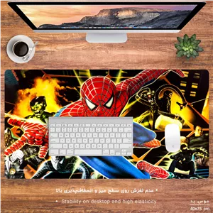 ماوس پد هومرو مدل MX458 دسک پد طرح مرد عنکبوتی - با بهترین کیفیت