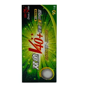 ارسال پس کرایه پستی توپ پینگ پنگ دبل فیش مدل V40 بسته 10 عددی