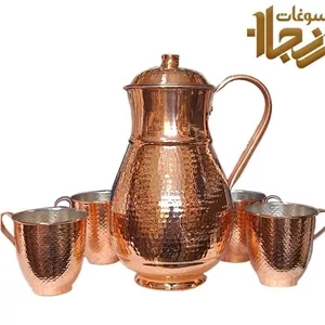 سرویس پذیرایی مسی شربت خوری چکشی