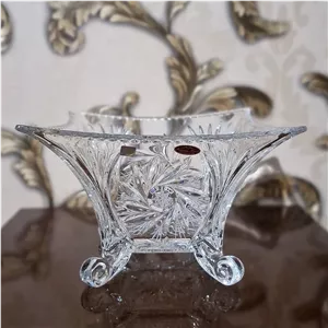 میوه خوری چهارگوش کشیده کریستال خورشیدی بوهمیا(پسکرایه) 