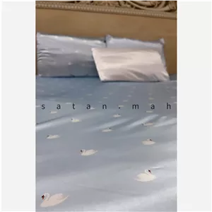 روتختی ساتن ابریشم طرحدار یک نفره+روبالشی همراه هدیه و کدتخفیف100تومانی