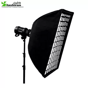 سافت‌باکس مستطیل50 70 زنبوری Softbox with Grid