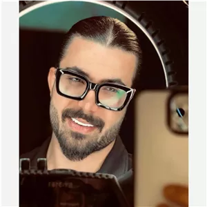 عینک بلوکات سلین کریستال شیشه بی رنگ UV400 