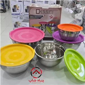 سرویس کاسه استیل برند دسینی(پس کرایه)