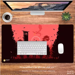ماوس پد هومرو مدل MX1352 طرح سامورایی - با بهترین کیفیت