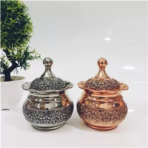 قندان لبه چین کروم