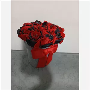 باکس گل مشکی قرمز
