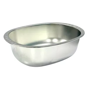 لگن طرح بیضی سیلور و طلایی