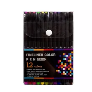 راپید fineliner بسته 12 رنگ کد 015
