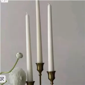 شمع قلمی سفید ساده 