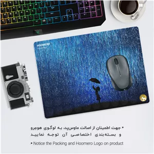 ماوس پد هومرو مدل A3660 طرح کهکشان و دختر - با بهترین کیفیت