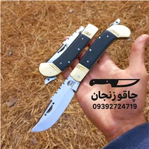 چاقو دنده ای سایز بزرگ عقاب نشان تیغه فولادی ساخت زنجان