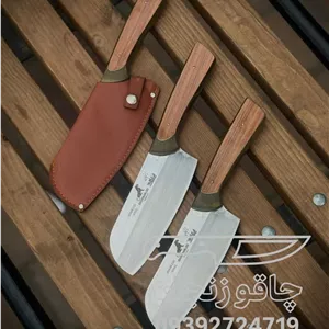 ساطور تیز مخصوص برش استیل دسته کائوچو ضد آب