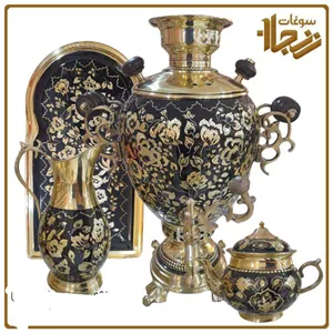 سماور مسی الماس تراش 6 لیتری