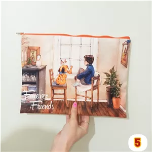 پوشه پارچه ای بزرگ دختر جنگل
