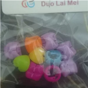 بسته ی مهره مو با طرح قلب 