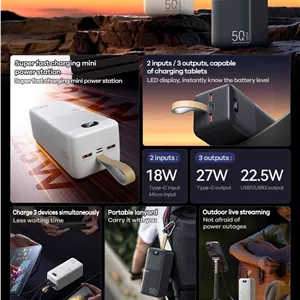 پاوربانک 50000 میلی آمپر ریمکس مدل Remax 50000 Power Bank Model RPP117