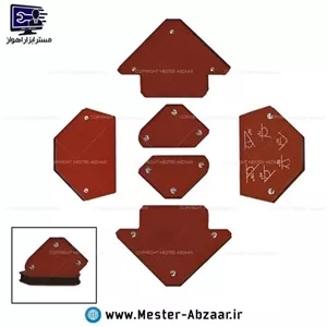ست گونیا جوشکاری مگنتی 6 عددی وینر مدل W-061MG