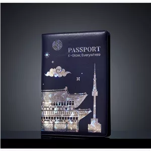 کاور چرمی پاسپورت صدفی  limited edition Korea Classic Nacre Passport Case