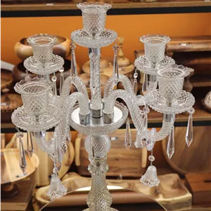 شمعدان رومیزی 5 شعله باکارات
