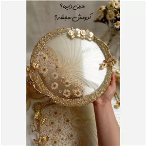 سینی گرد رزینی 