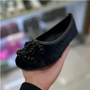 بابت شیک مجلسی جیر مشکی شنل زنانه دخترانه پاپوش کالج اسپورت کفش سوییت مخمل روفرشی راحتی روزمره صندل دمپایی طبی 134