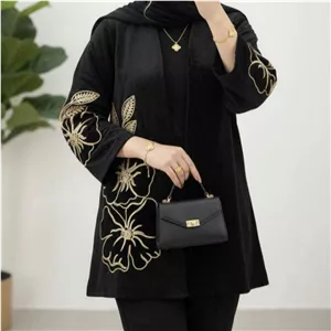 کت زنانه مجلسی گلرخ جنس مخمل شنل