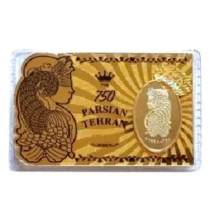 شمش طلا 18 عیار طرح ونوس 100 سوت اقساطی 