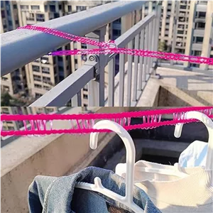 طناب بند رخت مدل قلاب دار 5 متری