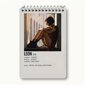 دفتر یادداشت 50 برگ خندالو طرح لئون (Leon) کد F13064