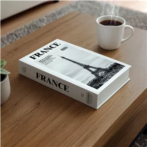 جعبه دکوری مدل کتاب دکوراتیو طرح فرانسه کد 72