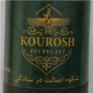 کیسه زباله رولی کوروش FK1 Pelast درجه دو 400 گرم سایز 70 در 90 هر رول حدود 15 عددی