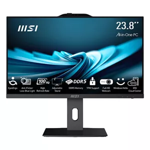 کامپیوتر همه کاره 23.8 اینچ ام اس آی مدل PRO AP242P 14M با پردازنده Core i5 14400 رم 16 گیگابایت از نوع DDR5 حافظه داخلی