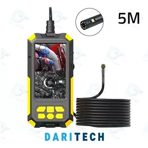 دوربین شلنگی و آندوسکوپی مانیتور دار 5 متری 5.5mm P50 مدل 2 لنز