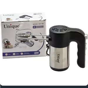 همزن برقی یونیک مکس مدل 189 با توان 1800 وات واقعی و موتور سنگین و حرفه ای 