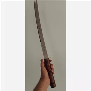 شمشیر تعزیه نیم متری ذوالفقار با غلاف چوبی