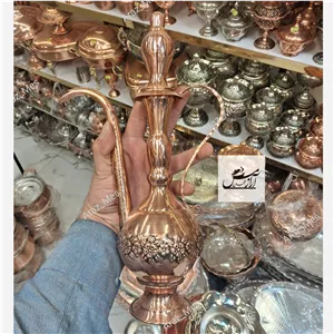 گلاب پاش مسی نانو بزرگ (گلابپاش سایز 3 )طرح دار گلبرگ
