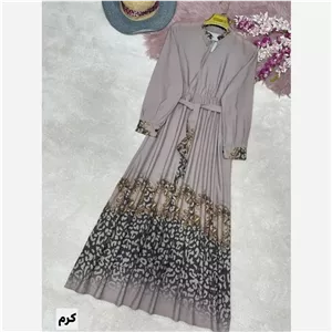 پیراهن ساحلی زنانه مدل نیلوفر جنس فلور نخ درجه یک فری سایز 38 تا 46