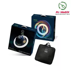 رینگ لایت سی کارو 120w  بهمراه 3 پایه فلزی 