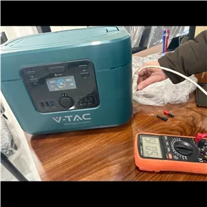 پاور استیشن قابل حمل V-TAC 1000W مدل VT-1001 با ظرفیت باتری 328 هزار میلی آمپر ساعت