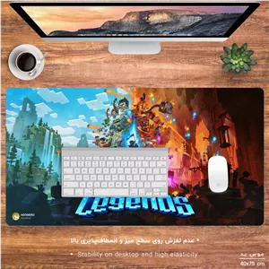 دسک پد مخصوص بازی هومرو مدل MX432 طرح بازی ماینکرفت - با بهترین کیفیت