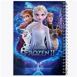 دفتر طراحی 50 برگ خندالو طرح السا و آنا انیمیشن فروزن Frozen کد 1411