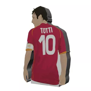 مگنت چوبی توتی بانیبو مدل Totti