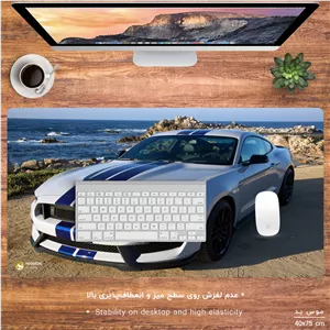 ماوس پد هومرو مدل MX1283 طرح ماشین فورد - با بهترین کیفیت