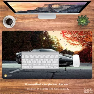 ماوس پد هومرو مدل MX1290 طرح ماشین فراری - با بهترین کیفیت