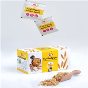 ساشه پودر جوانه گندم 111 - 250 گرم بسته 25 عددی