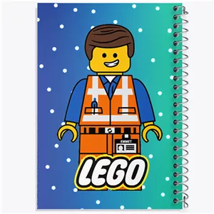دفتر طراحی 50 برگ خندالو طرح انیمیشن لگو LEGO  کد 3770