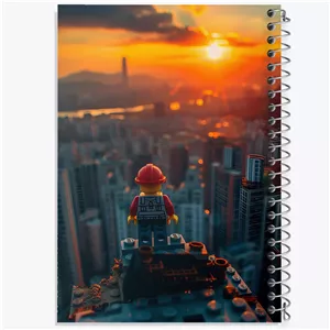 دفتر طراحی 50 برگ خندالو طرح لگو (Lego) کد N2922