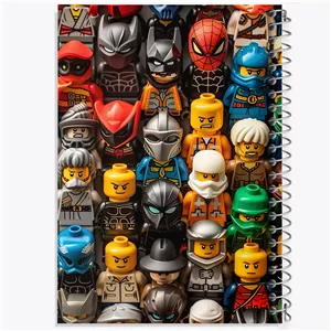 دفتر طراحی 50 برگ خندالو طرح لگو (Lego) کد N2928